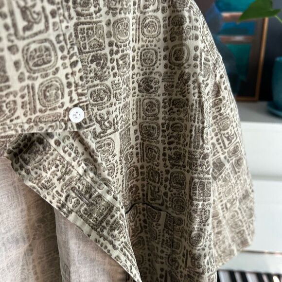 Arnold Palmer Casual Button-Down Shirt in Earthy Tones L - Picture 15 of 16